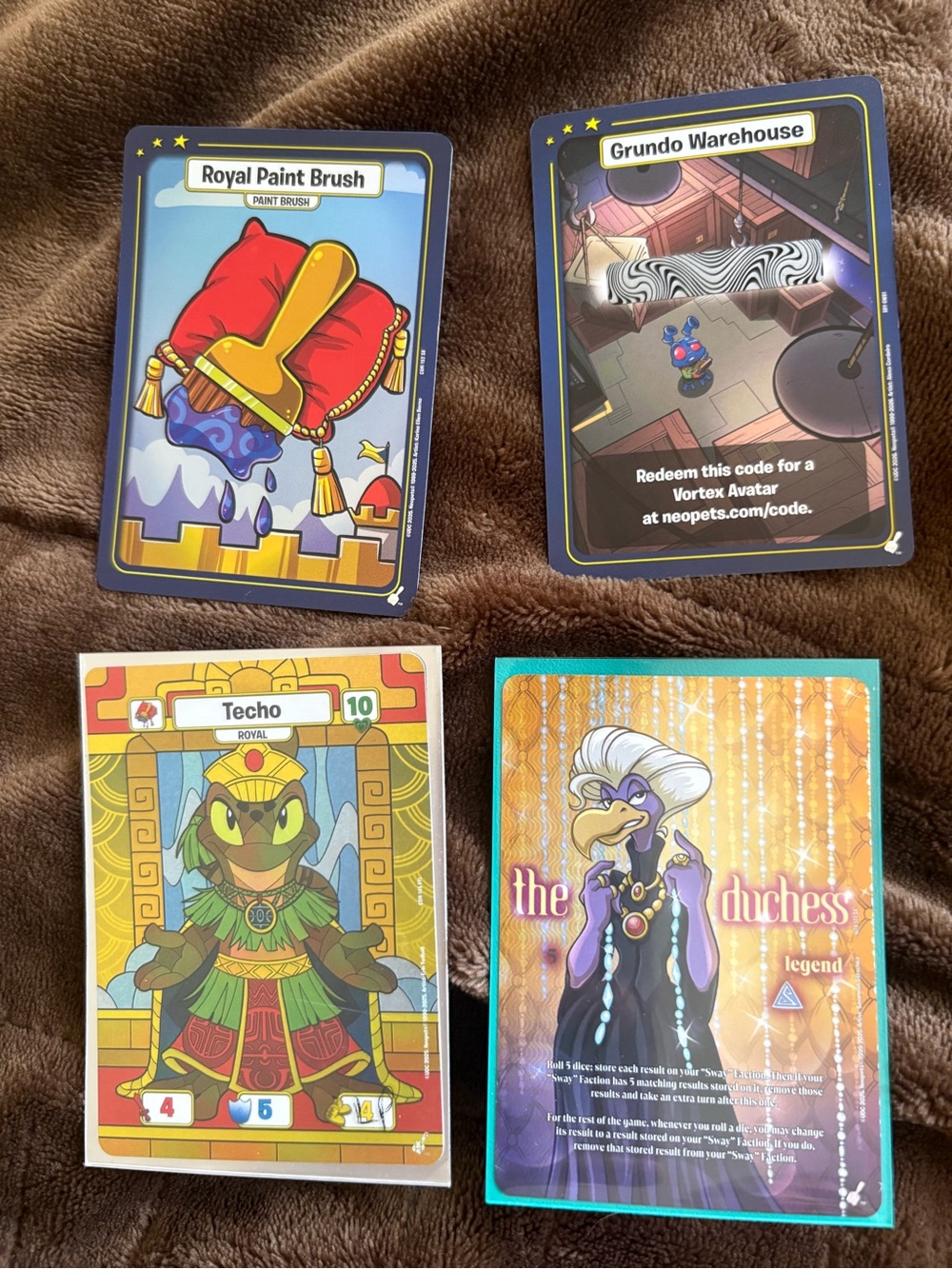 Neopets battledome tcg card set with avatar code